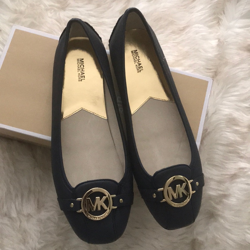 Michael Kors Fulton Moc in Navy blue